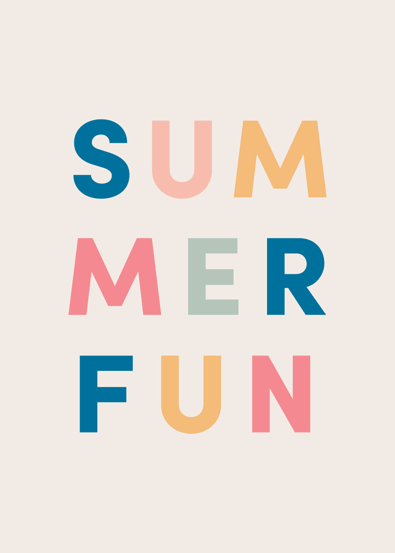 Summer Fun Greeting Card - Daily Carry Favorite