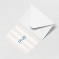 Bogg Stripes Greeting Card - A Tote for Weekends