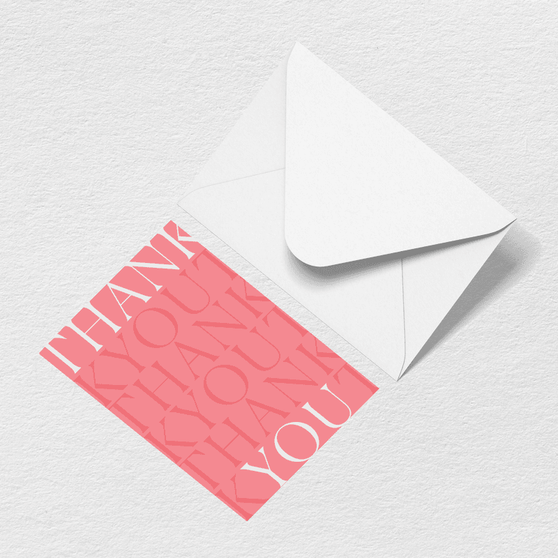 Bogg Thank You Greeting Card - Outdoor Bag Style
