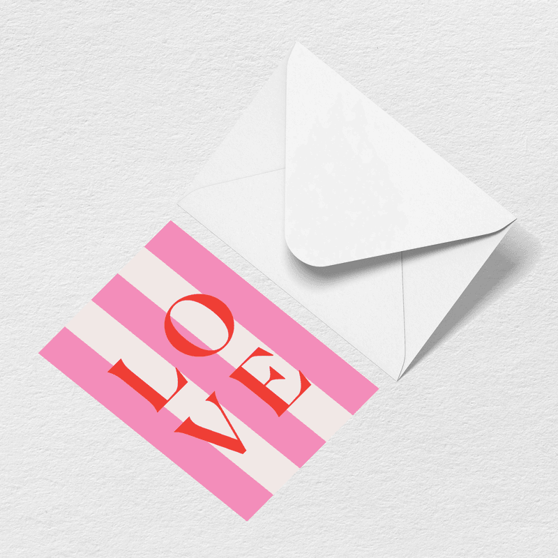 Love Greeting Card - For Pool Days