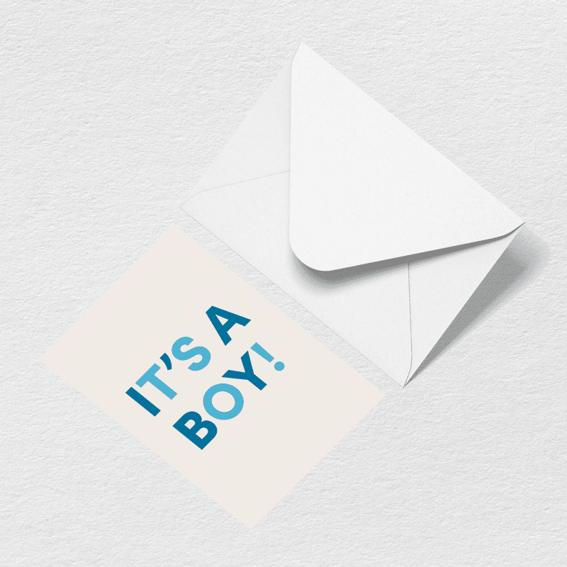 It's A Boy Greeting Card - Everyday Tote Favorite