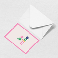 Be Mine Greeting Card - Tote It Anywhere