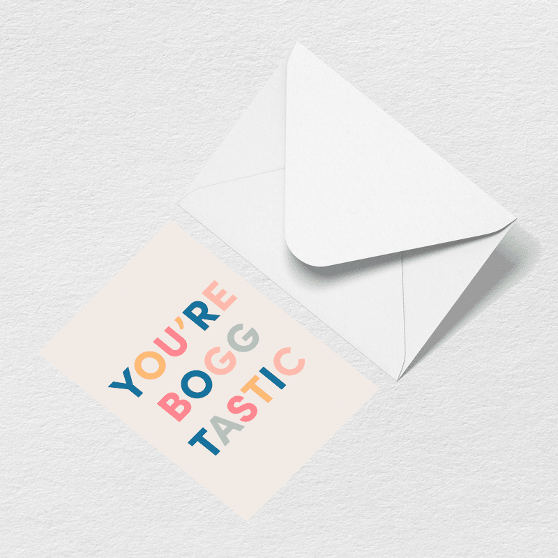 You're Boggtastic Greeting Card - Tote Your Way