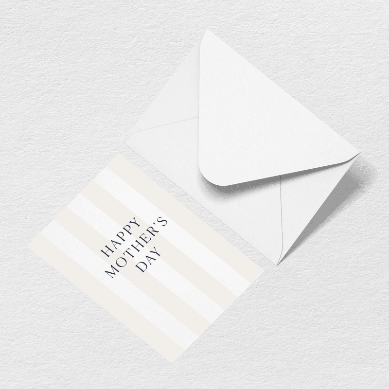 Mother's Day Stripes Greeting Card - Pack. Carry. Go.