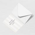 Mother's Day Stripes Greeting Card - Pack. Carry. Go.