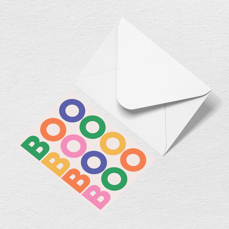 Boo Greeting Card - Carry Your Day