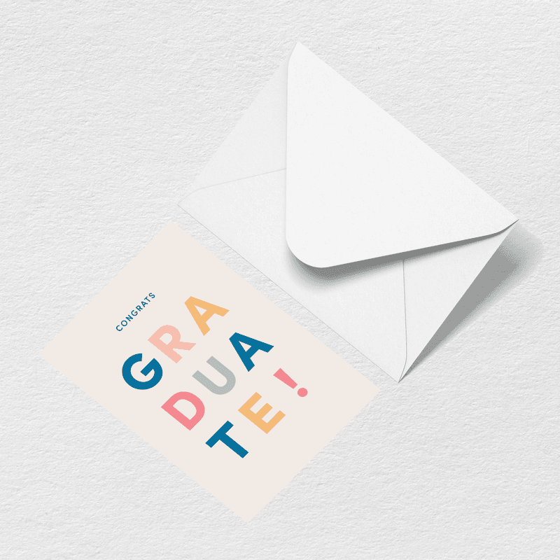 Graduation Graduate Greeting Card - Pack Easy